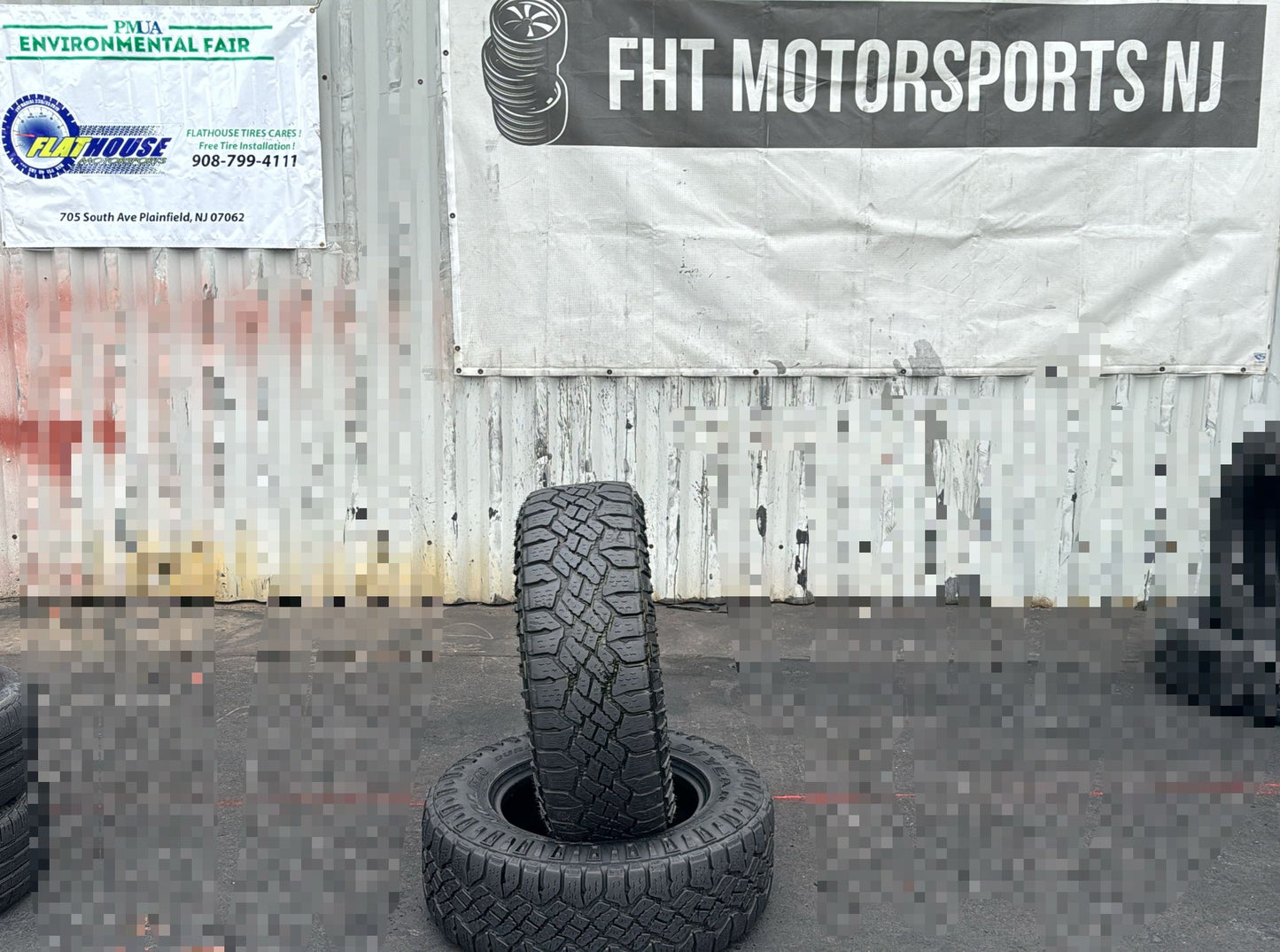 Set of 4x Used Goodyear Tires - 265/65/17