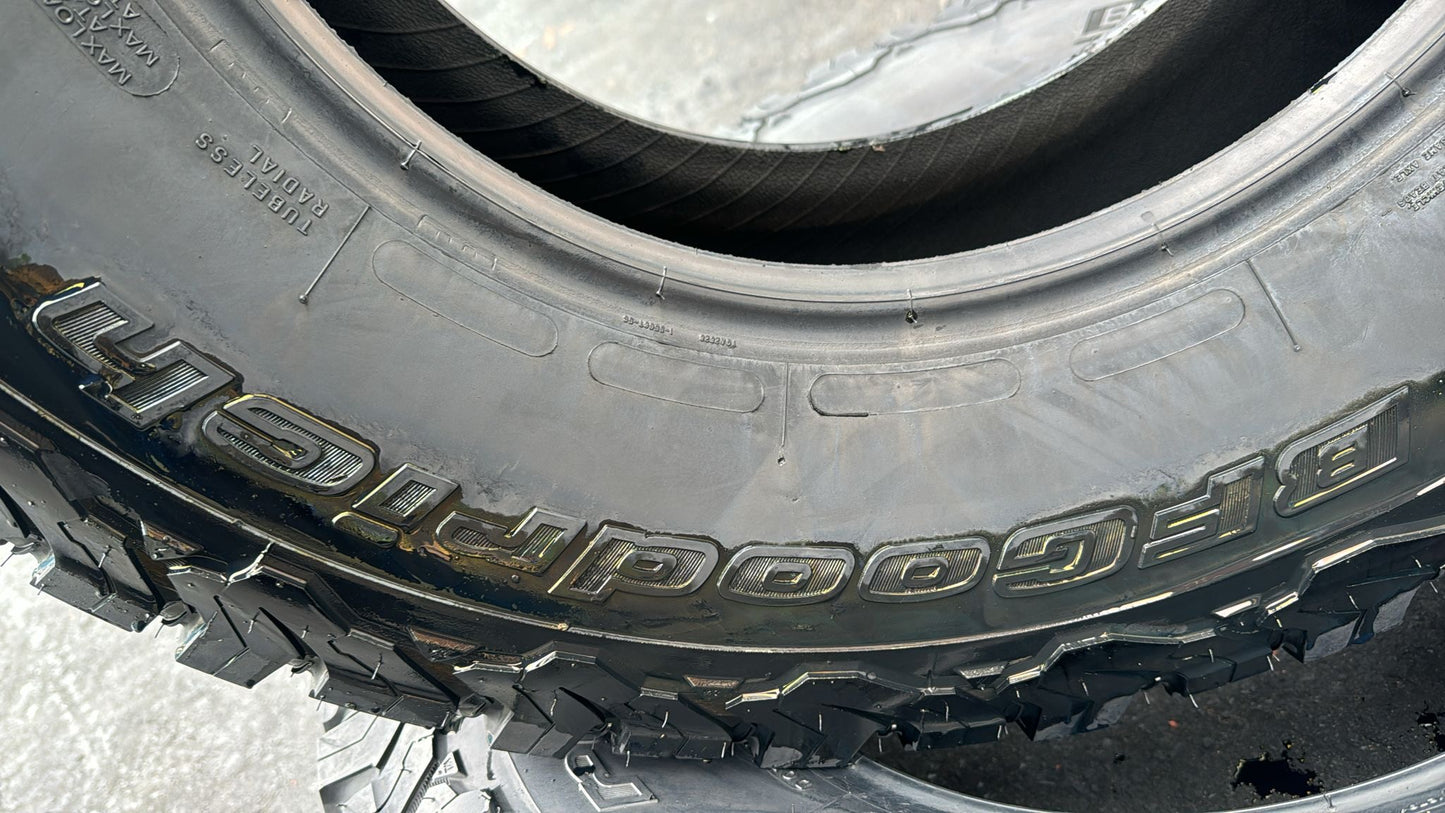 Set of 2 Used BFGoodrich Tires - 285/75/17 LT: Tough Performance for Any Terrain