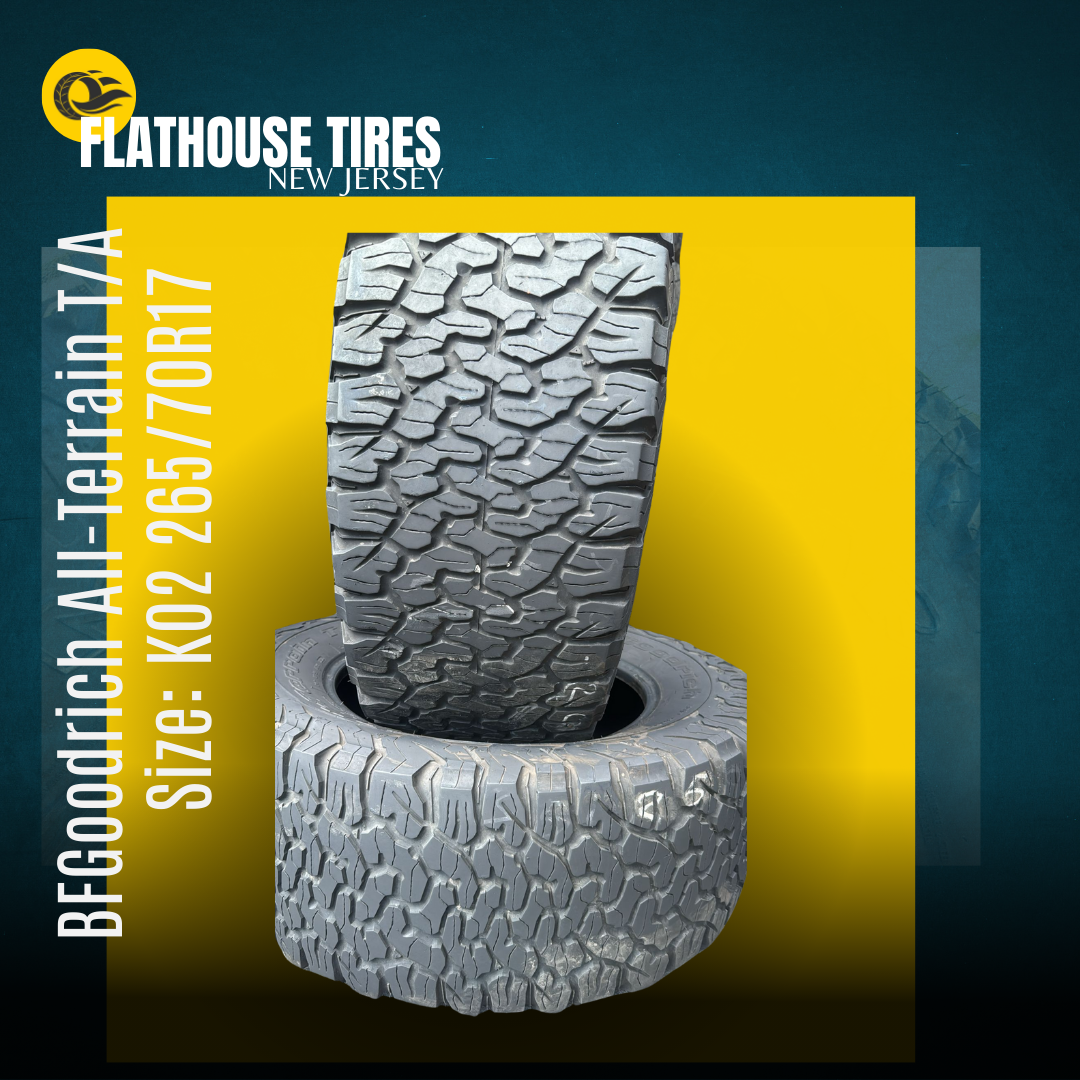 Set of 2 Used BFGoodrich All-Terrain T/A KO2 Tires - 265/70R17