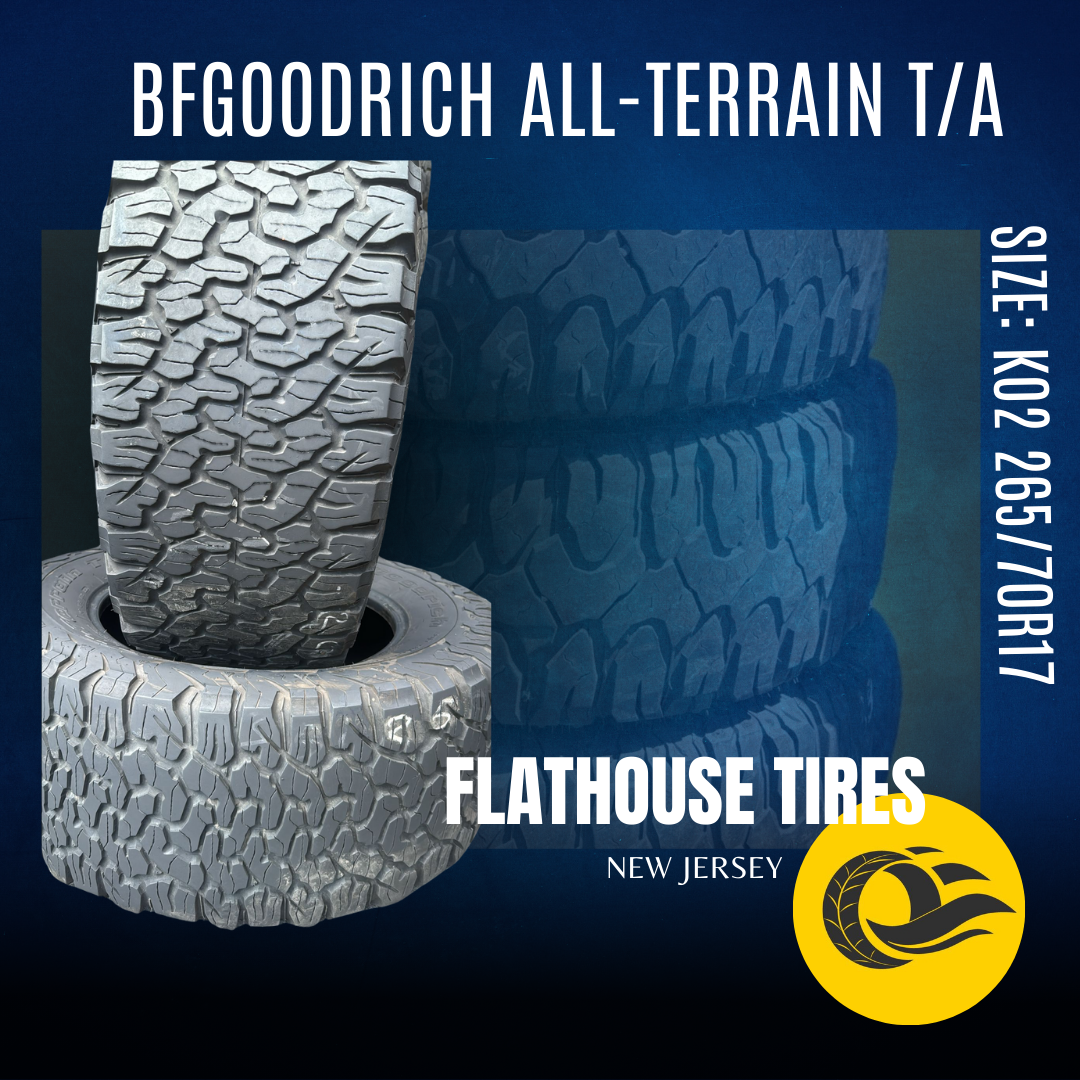 Set of 2 Used BFGoodrich All-Terrain T/A KO2 Tires - 265/70R17