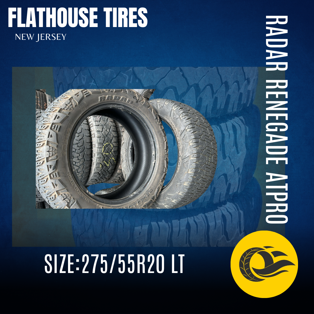 Radar Renegade ATPro 275/55R20 LT SET OF TWO PRE-OWNED