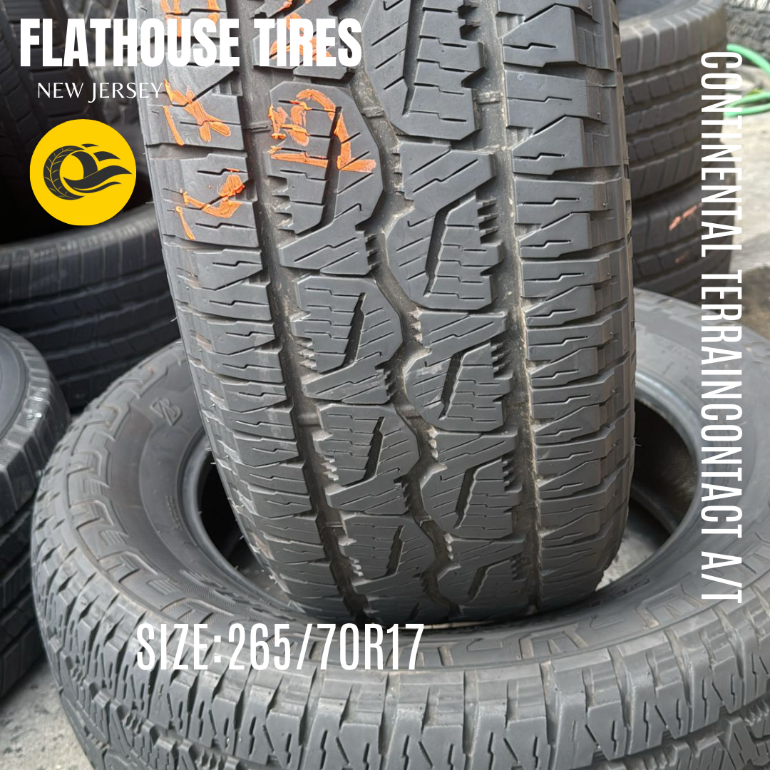 Continental TerrainContact A/T 265/70R17 - Set of 2 (Pre-Owned)