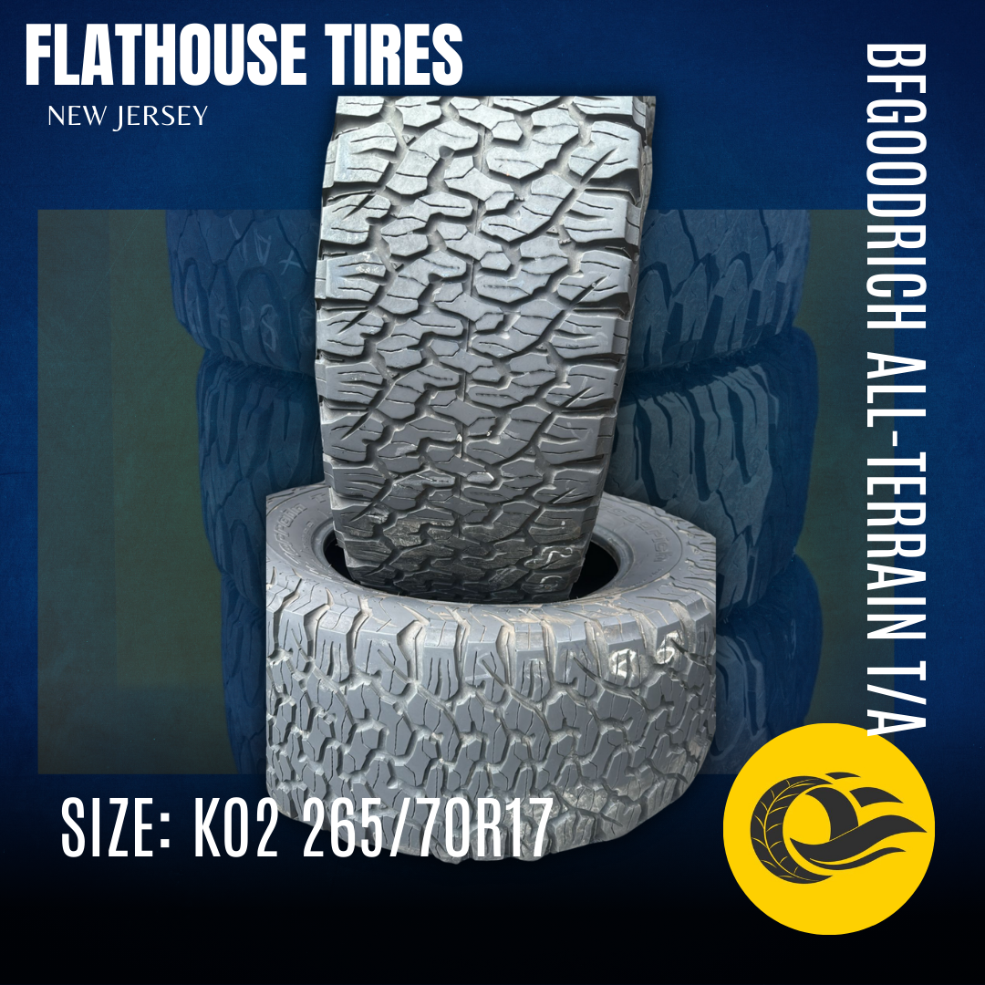 Set of 2 Used BFGoodrich All-Terrain T/A KO2 Tires - 265/70R17