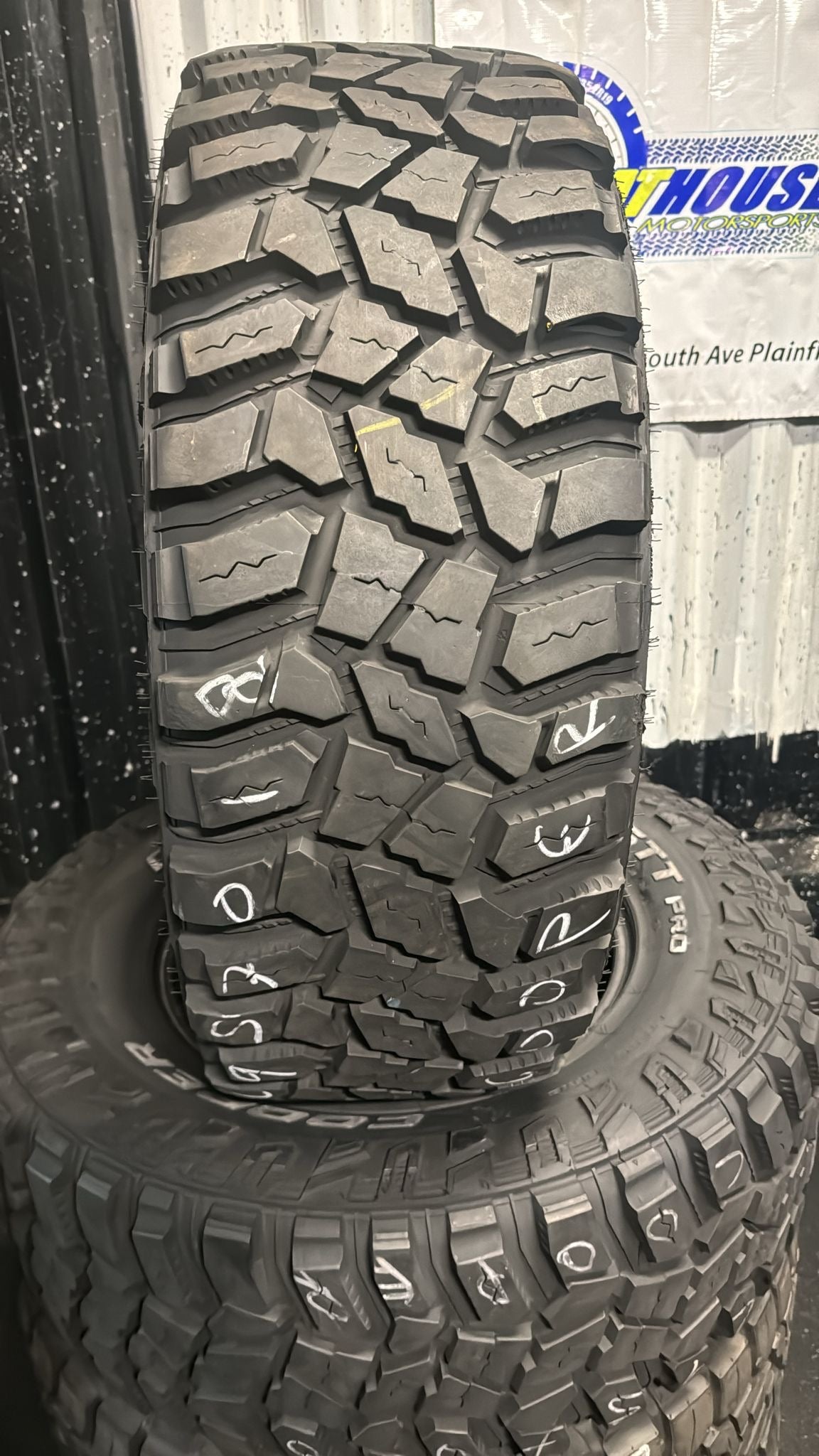 Mixed Set of 4 Used Tires - 2 Nitto & 2 Cooper - 295/70/18 LT