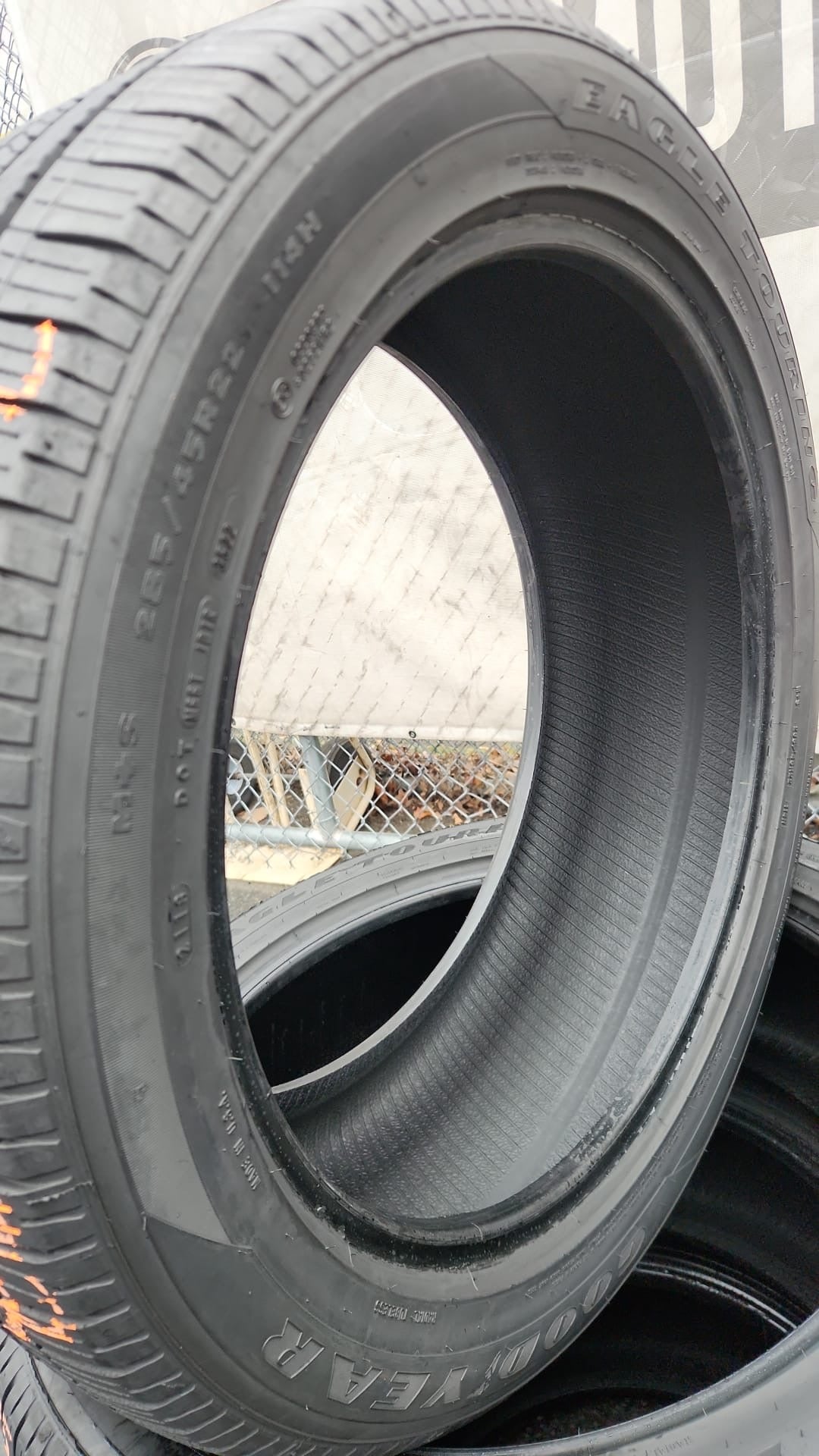Set of 4 Used Goodyear Tires - 285/45/22