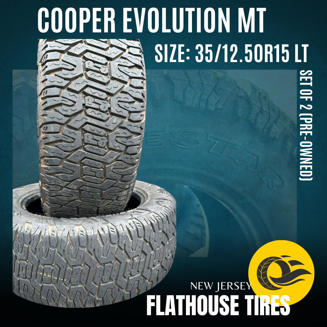 Cooper Evolution M/T 35/12.50R15 LT - Set of 2 Pre-Owned Tires