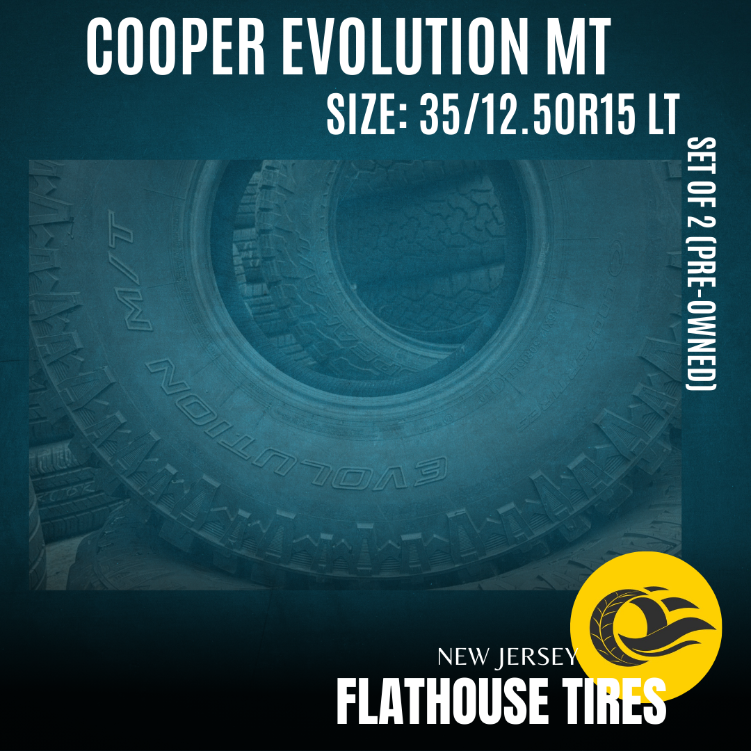 Cooper Evolution M/T 35/12.50R15 LT - Set of 2 Pre-Owned Tires