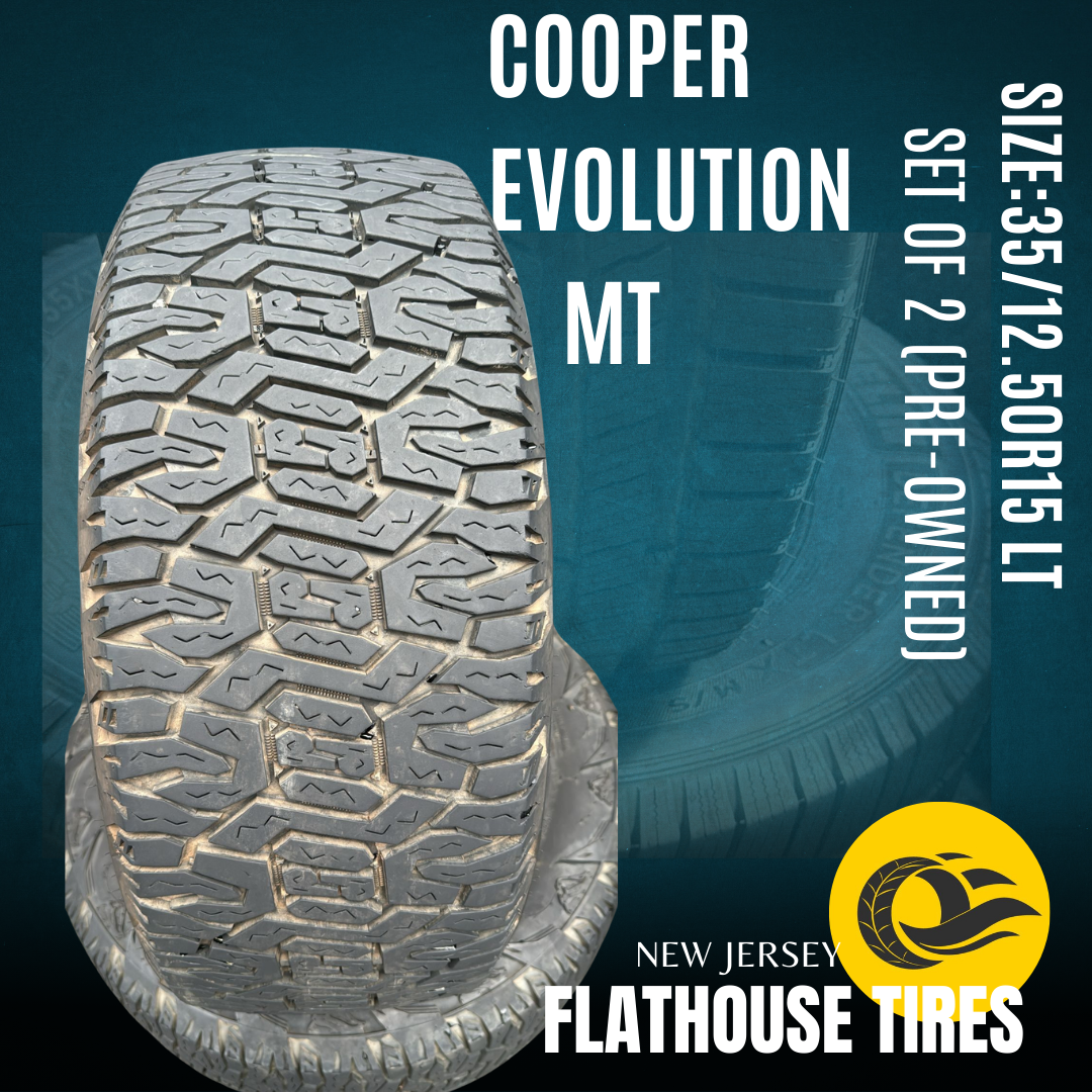 Cooper Evolution M/T 35/12.50R15 LT - Set of 2 Pre-Owned Tires