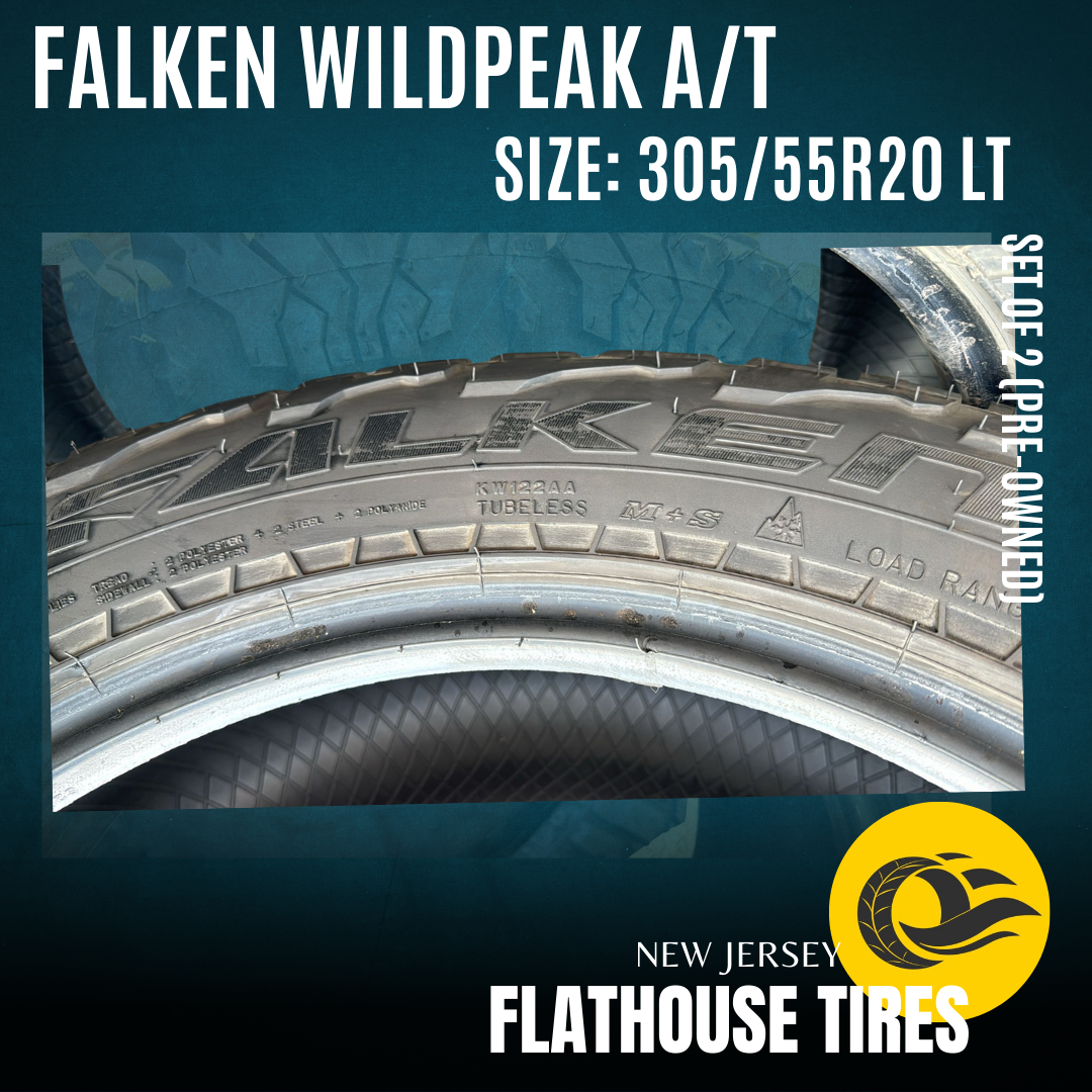 Falken Wildpeak A/T 305/55R20 LT - Set of 2 Pre-Owned Tires