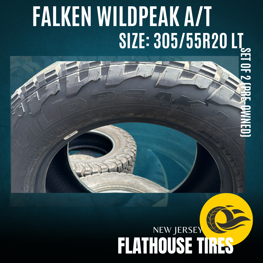 Falken Wildpeak A/T 305/55R20 LT - Set of 2 Pre-Owned Tires