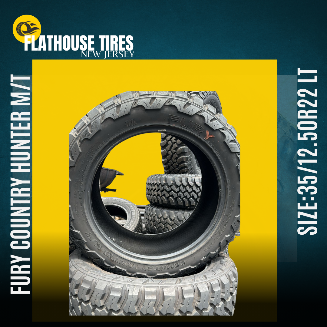 Fury Country Hunter M/T 35/12.50R22 LT - Set of 2 Pre-Owned Tires