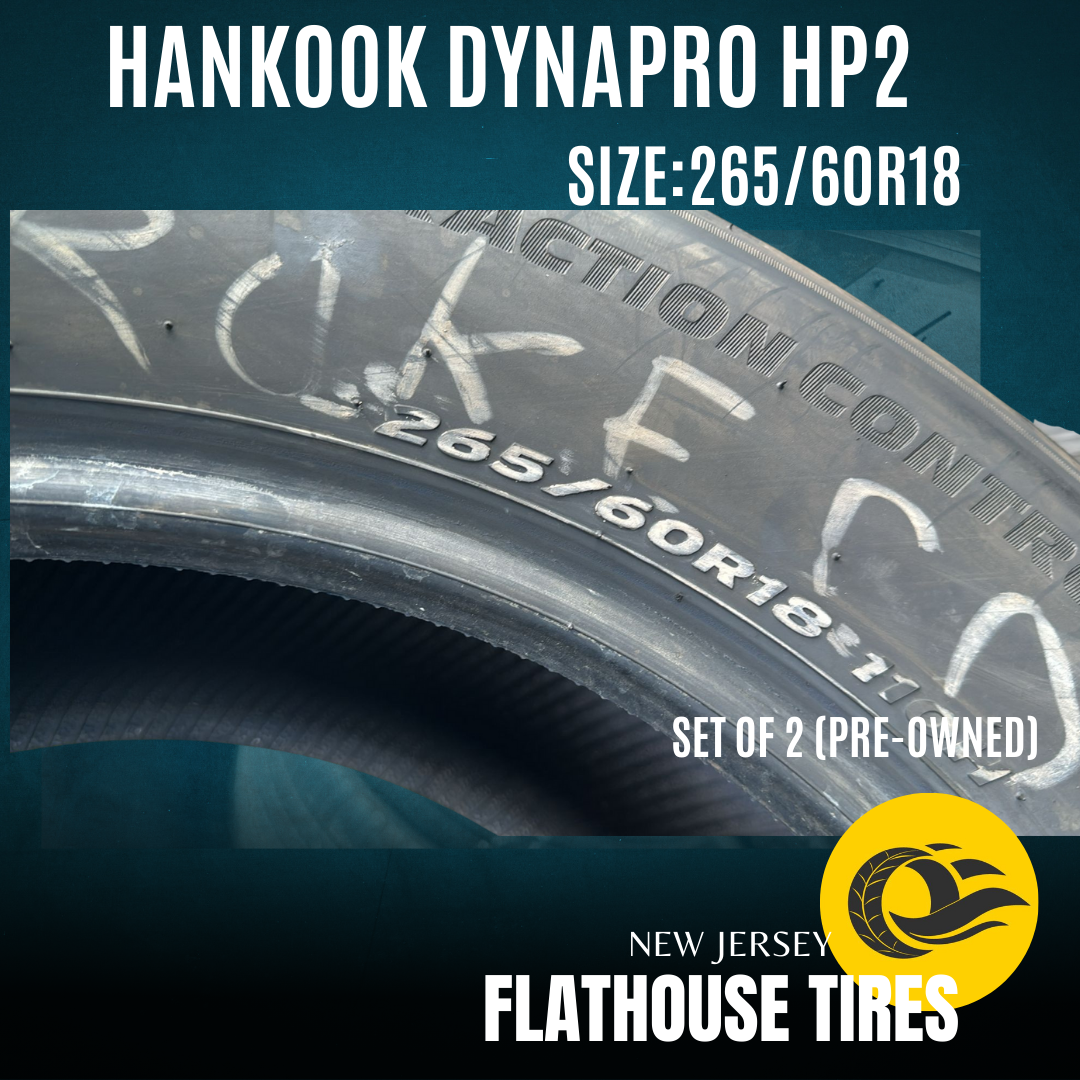 Hankook Dynapro HP2 265/60R18 - Set of 2 Pre-Owned Tires