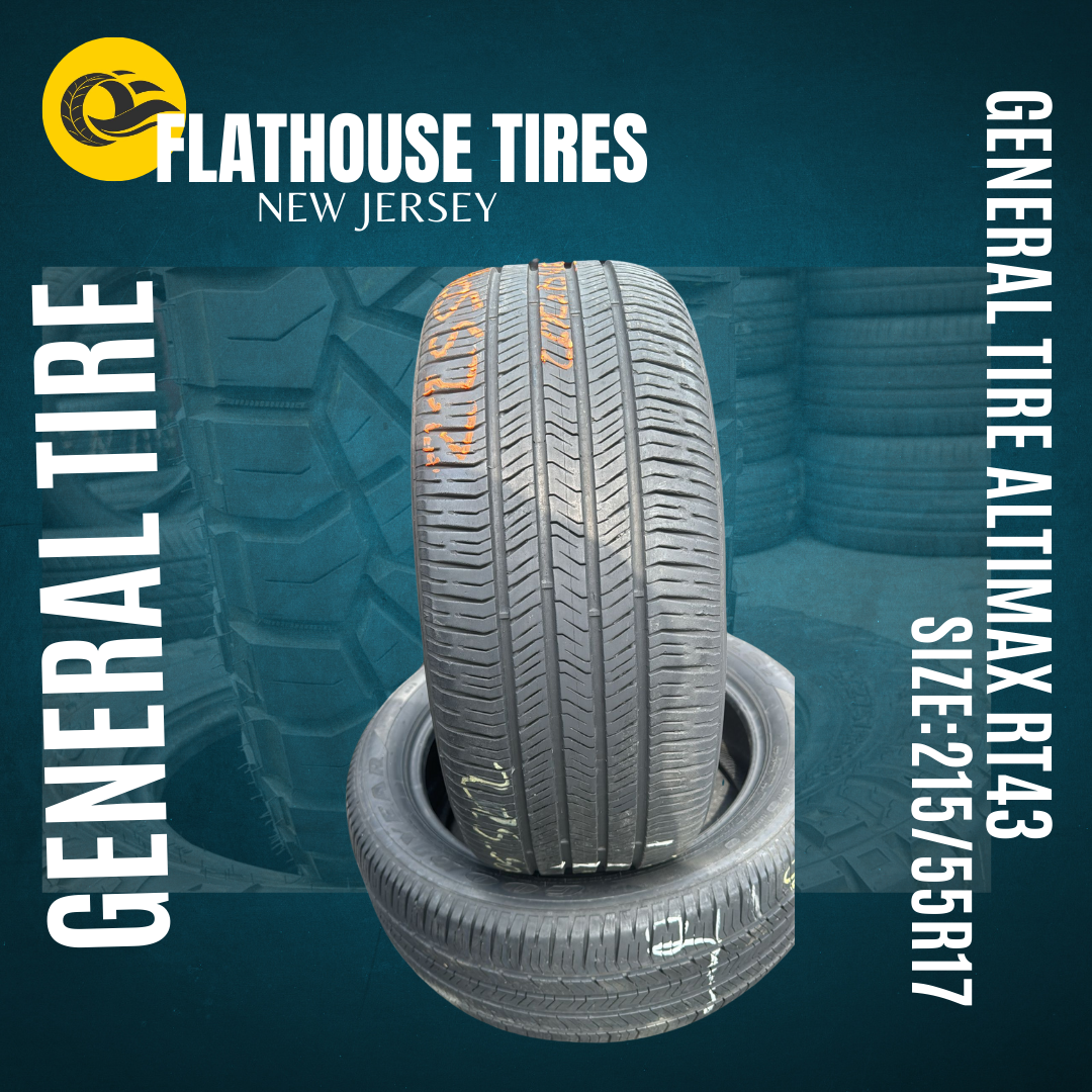 General Tire Altimax RT43 215/55R17 - Set of 2 Pre-Owned Tires