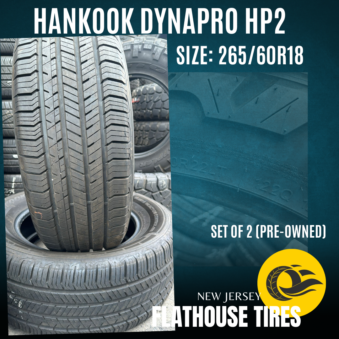 Hankook Dynapro HP2 265/60R18 - Set of 2 Pre-Owned Tires