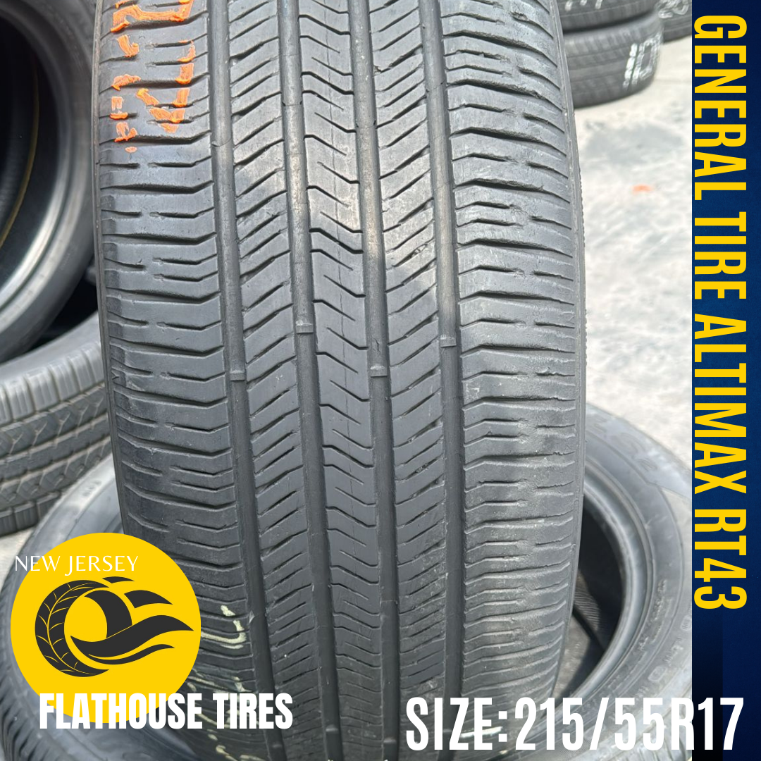 General Tire Altimax RT43 215/55R17 - Set of 2 Pre-Owned Tires
