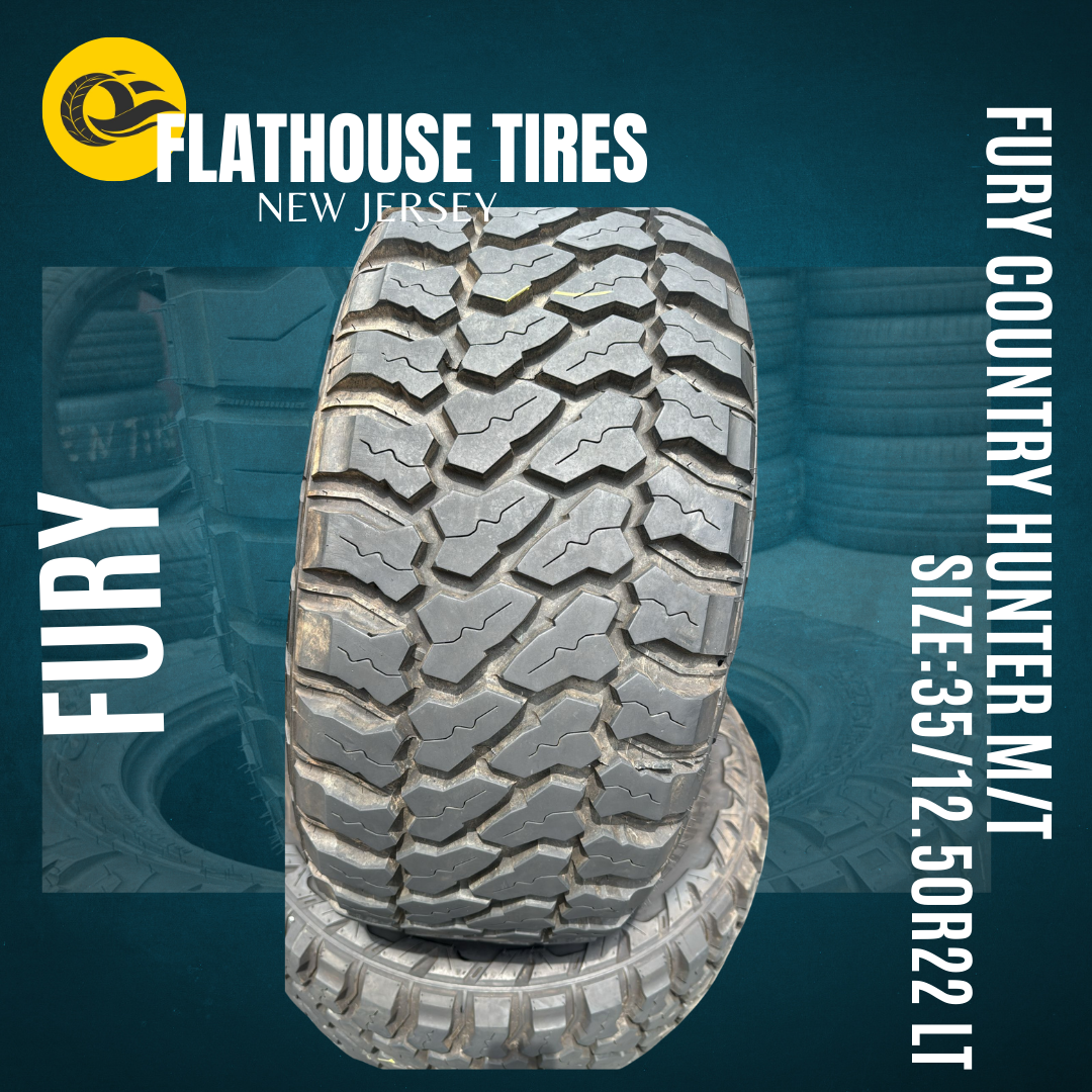 Fury Country Hunter M/T 35/12.50R22 LT - Set of 2 Pre-Owned Tires