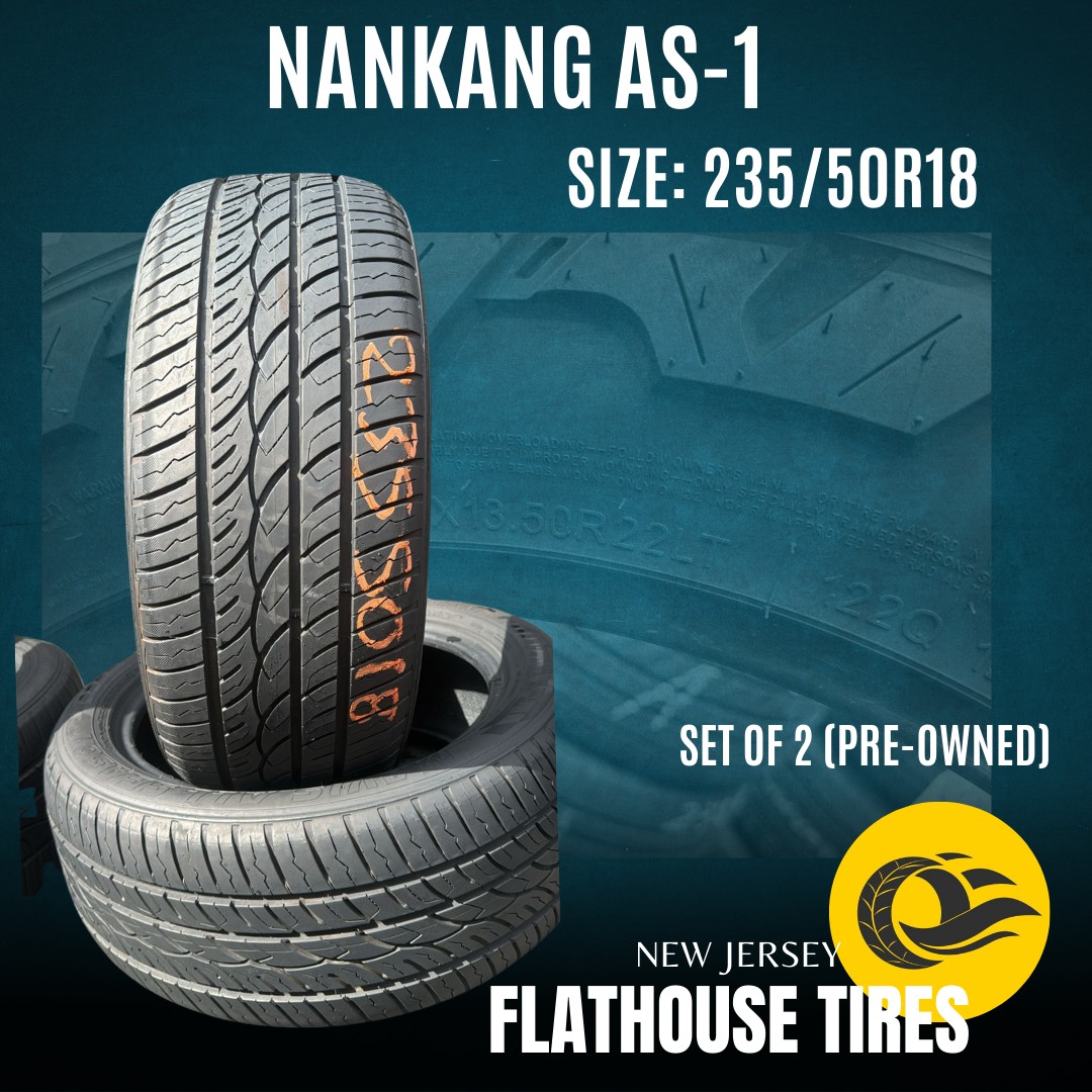 Nankang AS-1 235/50R18 - Set of 2 Pre-Owned Tires