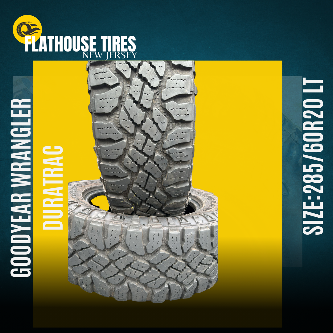 Goodyear Wrangler DuraTrac 285/60R20 LT - Set of 2 Pre-Owned Tires