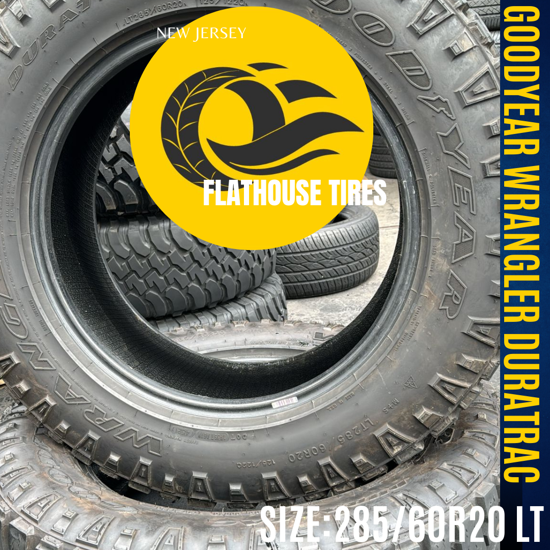Goodyear Wrangler DuraTrac 285/60R20 LT - Set of 2 Pre-Owned Tires