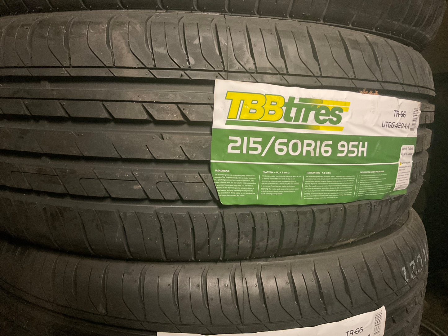 215/60R16 95H TBB TR-66