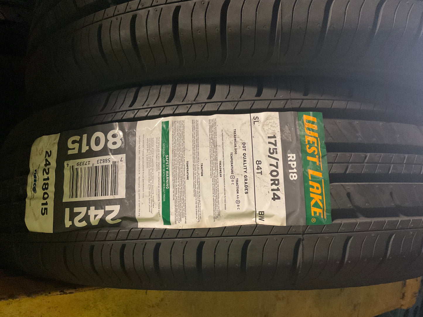 175/70R14 84T Westlake Radial RP18