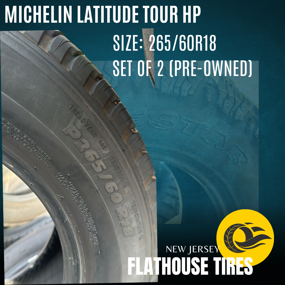 Michelin Latitude Tour HP Tires Size: 265/60R18 - Set of 2 (Pre-Owned)