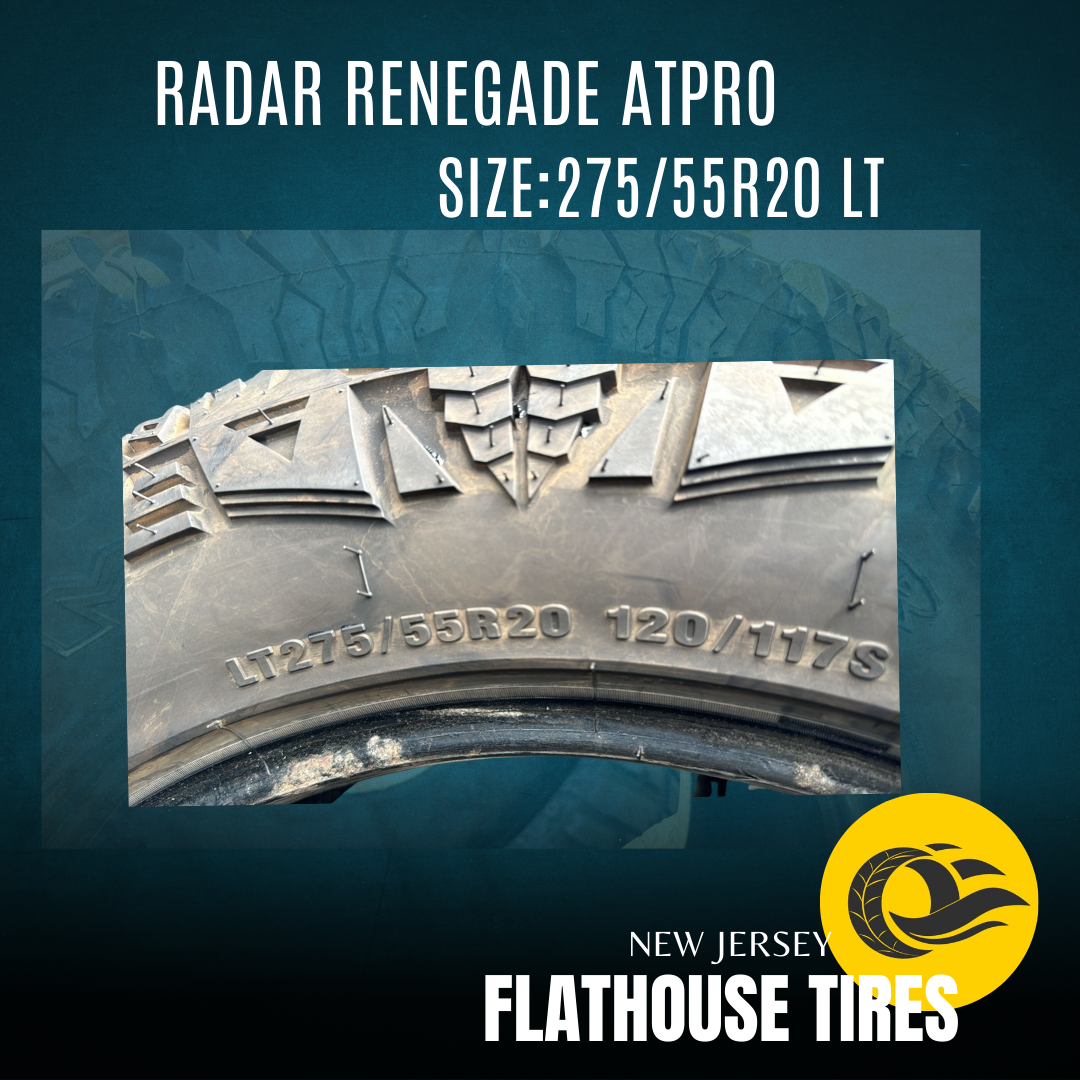 Radar Renegade ATPro 275/55R20 LT SET OF TWO PRE-OWNED