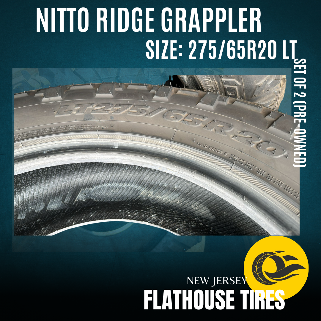 Nitto Ridge Grappler 275/65R20 LT - Set of 2 Pre-Owned Tires