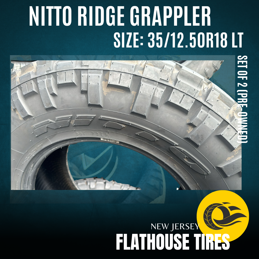 Nitto Ridge Grappler 35/12.50R18 LT - Set of 2 Pre-Owned Tires
