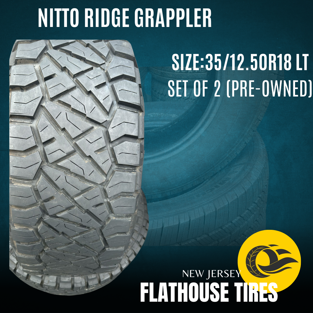 Nitto Ridge Grappler 35/12.50R18 LT - Set of 2 Pre-Owned Tires