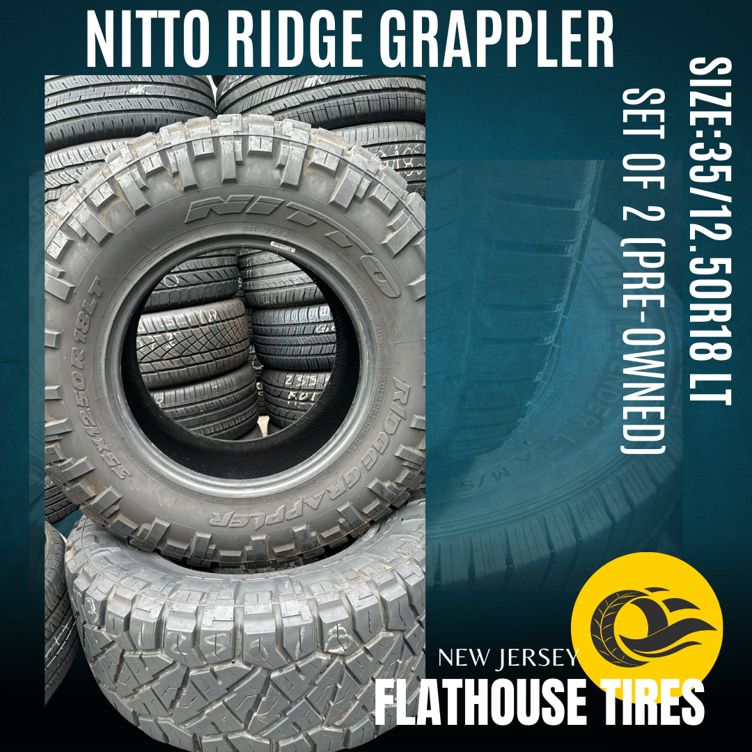 Nitto Ridge Grappler 35/12.50R18 LT - Set of 2 Pre-Owned Tires