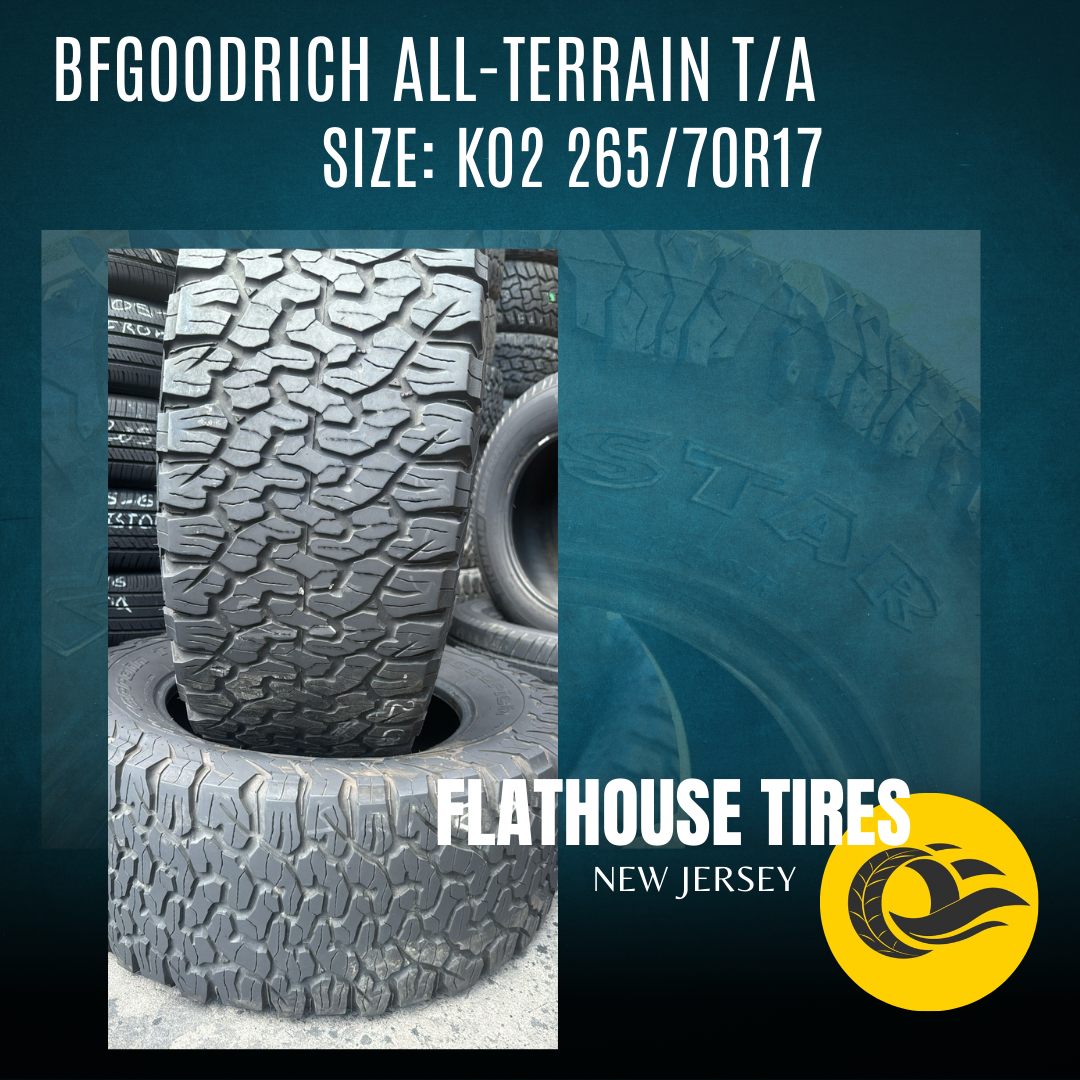 Set of 2 Used BFGoodrich All-Terrain T/A KO2 Tires - 265/70R17