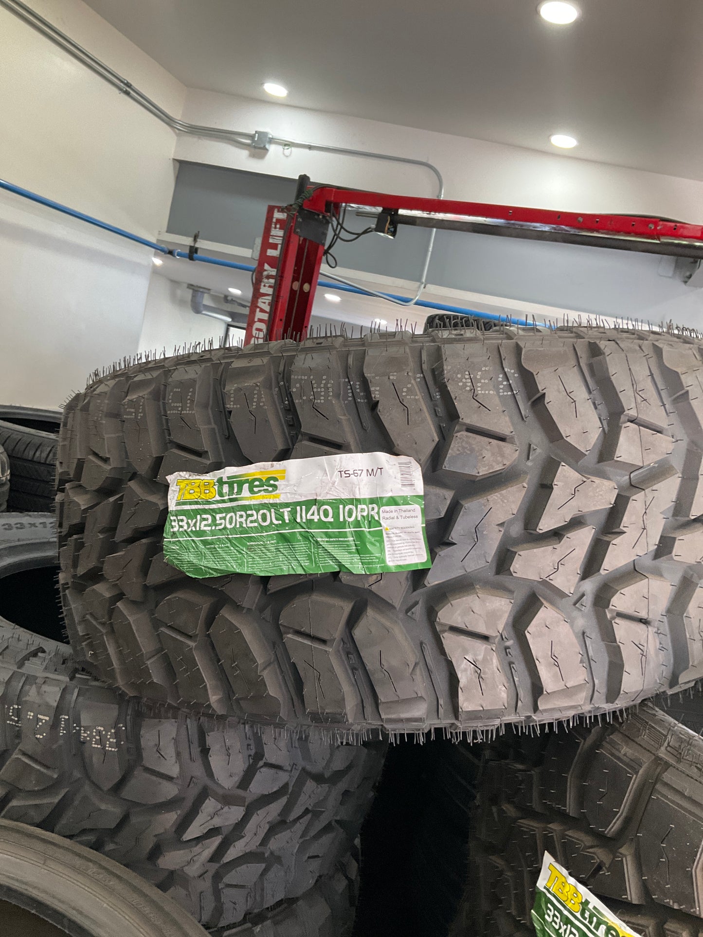 LT 33X12.50R20 TBB TS-67 Load E 10 Ply MT Mud Terrain 114Q