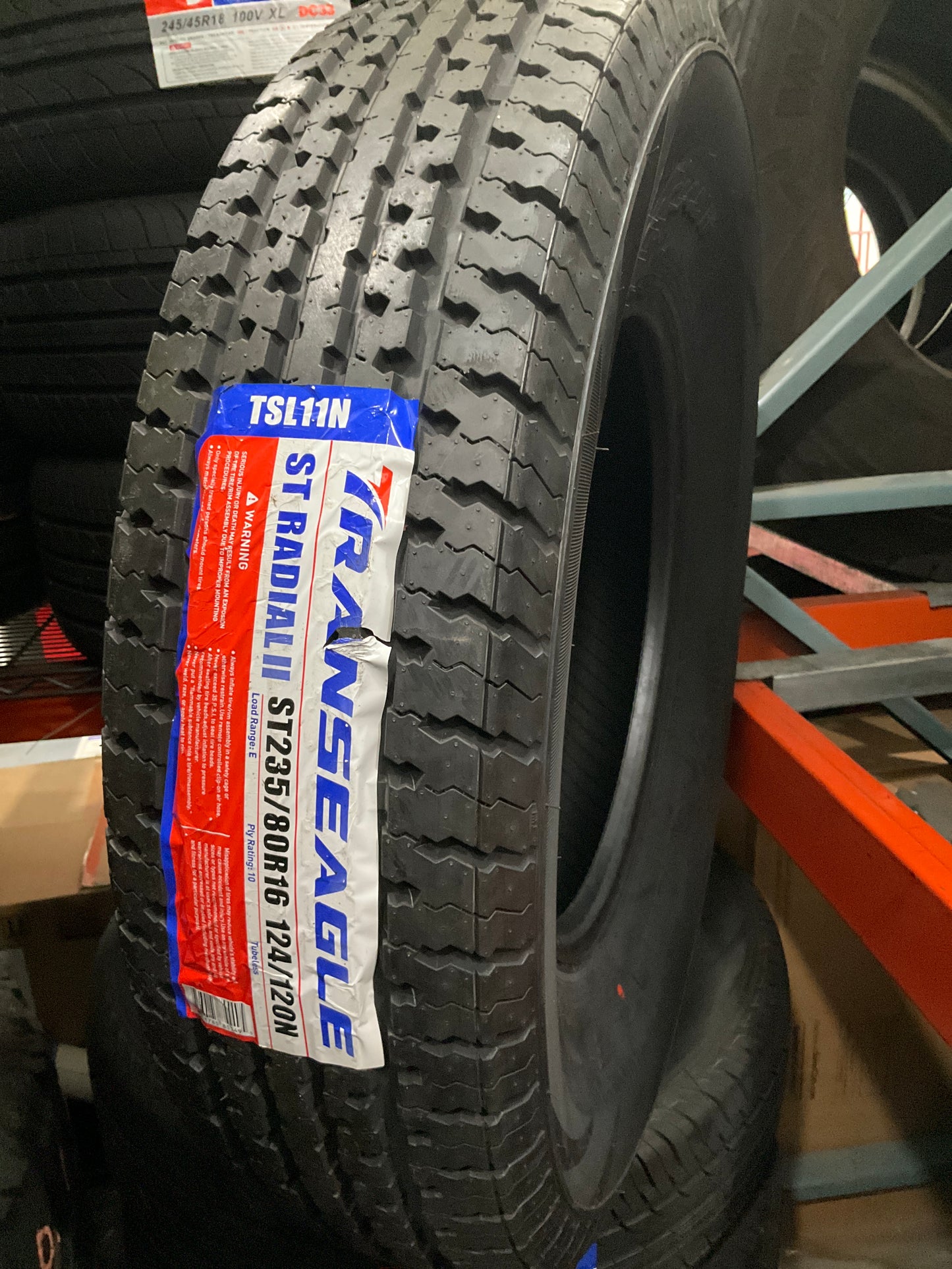 Transeagle ST Radial II ST 235/80R16 Load F 12 Ply Heavy Duty Trailer Tire
