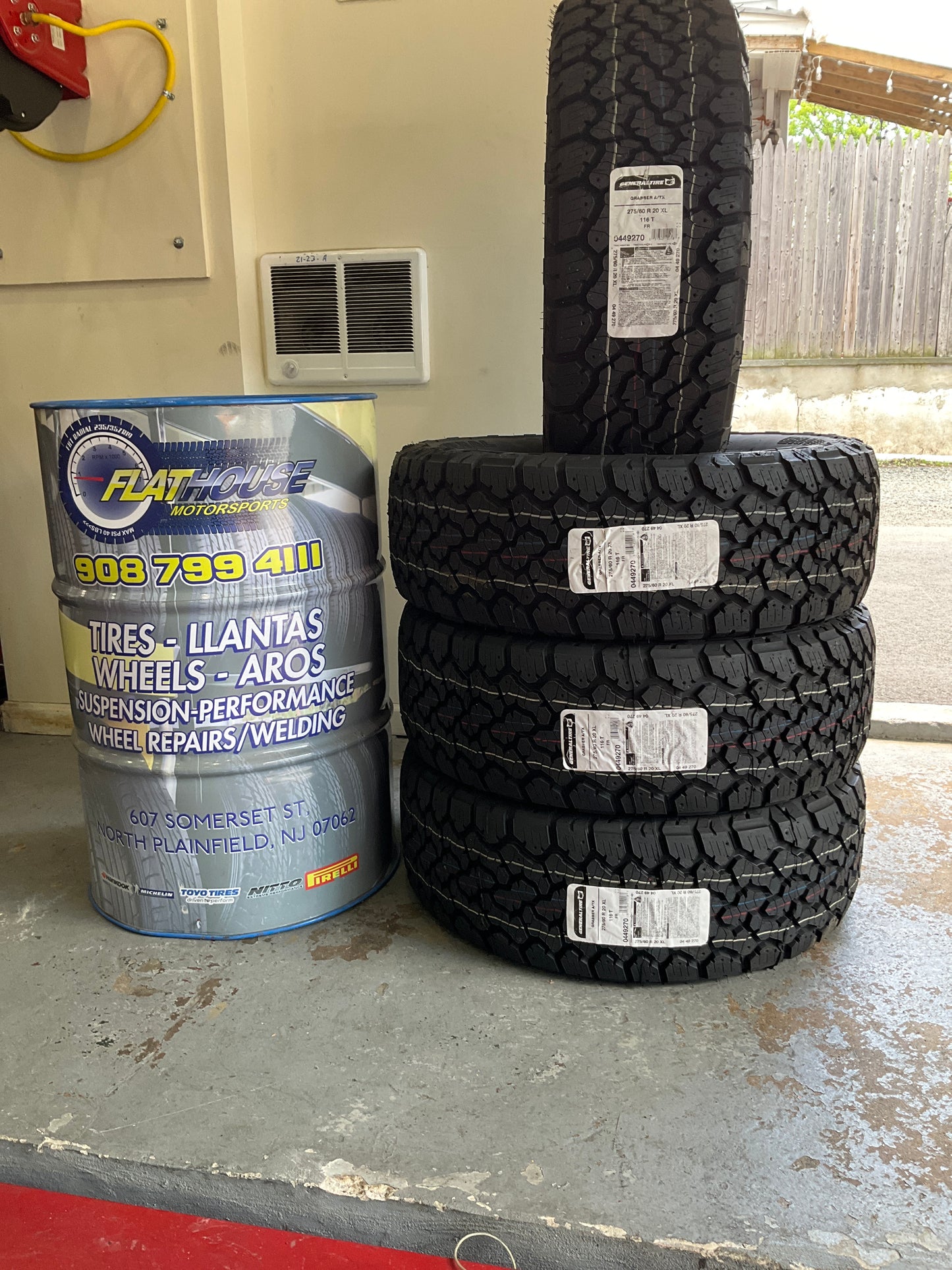 General Grabber A/T X All Terrain 275/60R20 116T XL Light Truck Tire