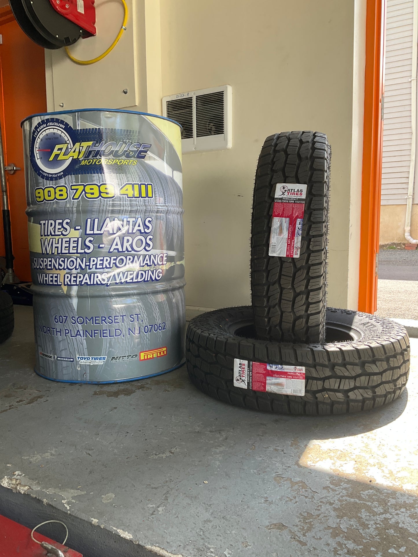 LT 225/75R16 ATLAS TIRES PARALLER A/T 10PR 115/112Q