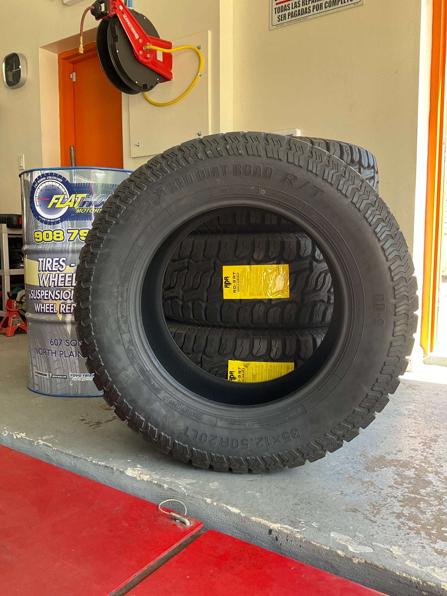 Tire Red Dirt Road RD-9 R/T LT 35X12.50R20 Load E 10 Ply RT Rugged Terrain