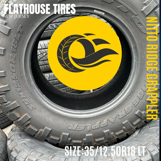 Nitto Ridge Grappler 35/12.50R18 LT - Set of 2 Pre-Owned Tires