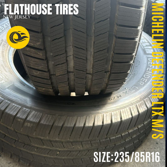 Michelin Defender LTX M/S 235/85R16 - Set of 2 Pre-Owned Tires