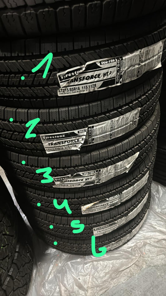 215/85R16 LT FIRESTONE TRANSFORCE HT2