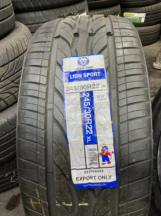 245/30/22 LEAO TIRES Lion Sport XL 92W Extra load m+s