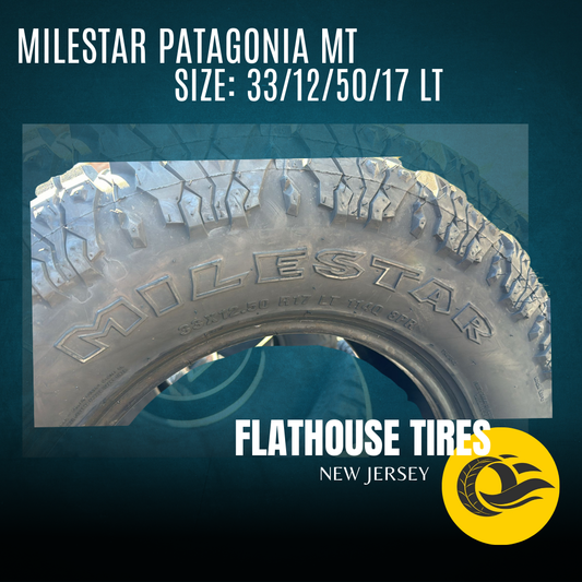 Pre-Owned Milestar Patagonia MT Tires - Size 33/12/50/17 LT