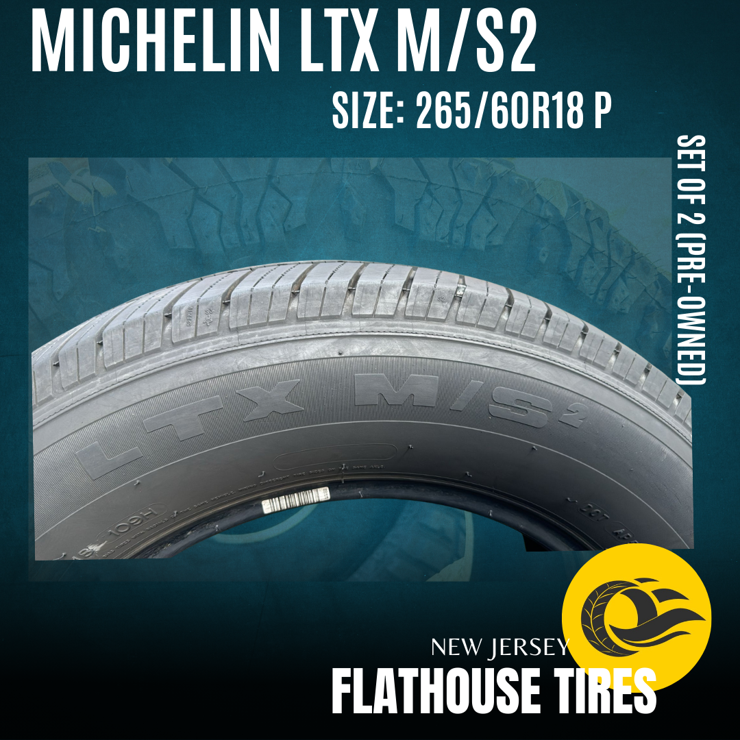 Michelin LTX M/S2 265/60R18 P - Set of 2 Tires (Pre-Owned)