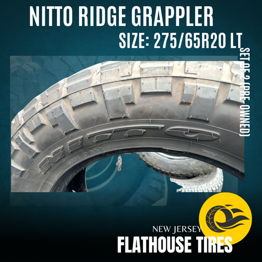 Nitto Ridge Grappler 275/65R20 LT - Set of 2 Pre-Owned Tires