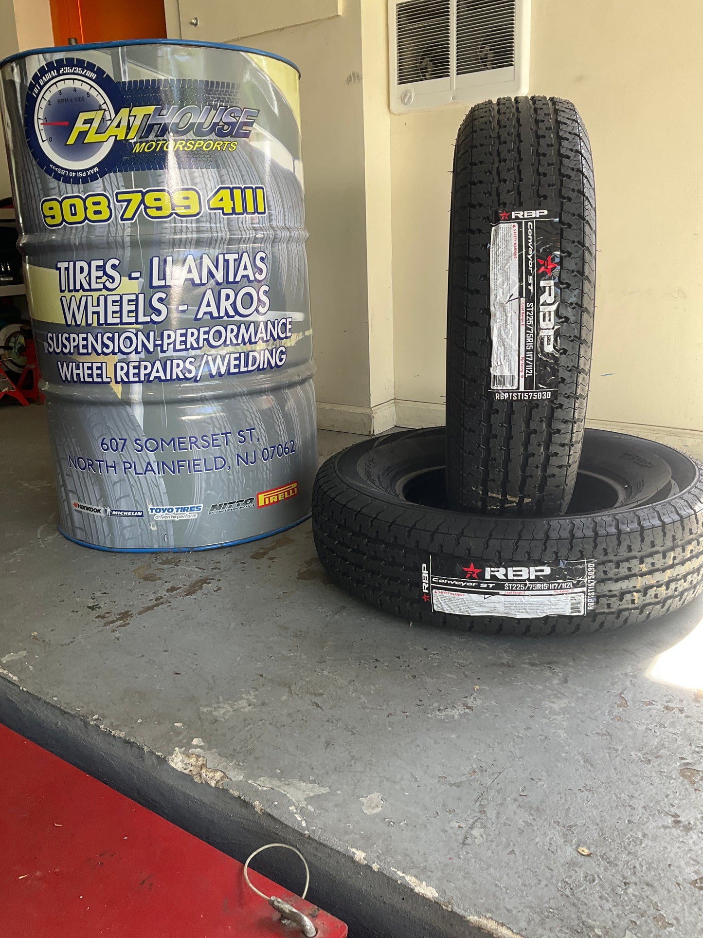 RBP Conveyor ST ST225/75R15 117/112L E Trailer Tire RBPTST1575030