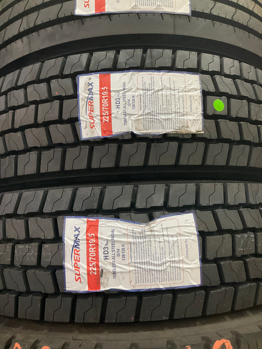 SuperMax HD3 Plus 225/70R19.5 128/126N G Commercial Tire
