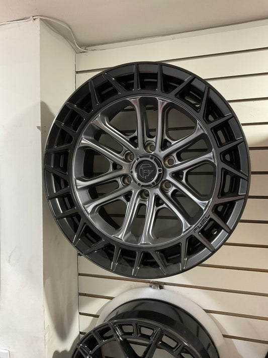 FUEL OFF-ROAD FC874 CELSIUS 17X9, 6X135, 5.04, 1mm MATTE GUNMETAL W/ MATTE BLACK LIP
