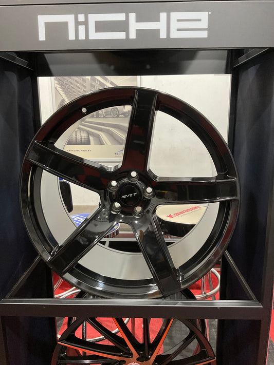 SRT INSPIRED 22 inch wheels 5 spoke rims for dodge Durango/grand Cherokee