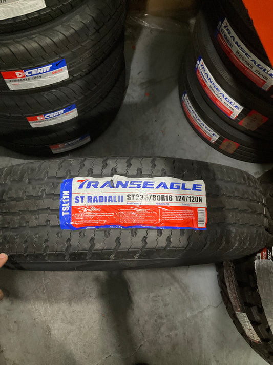 Transeagle ST Radial II ST 235/80R16 Load F 12 Ply Heavy Duty Trailer Tire